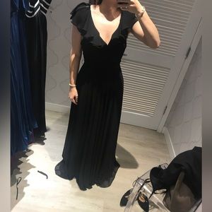 Black bridesmaid dress - worn once!